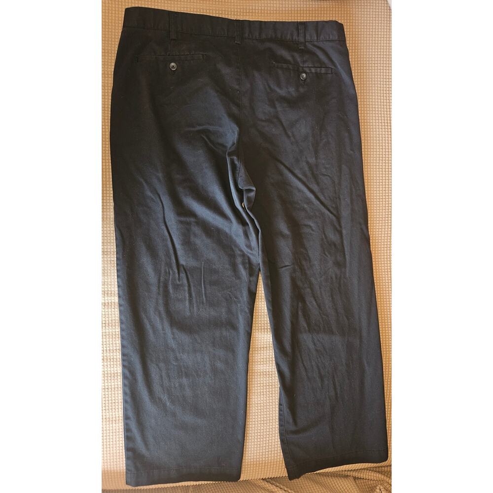 Merona Regular Fit Straight Leg Men's Size 40x30 Black Dress Pants